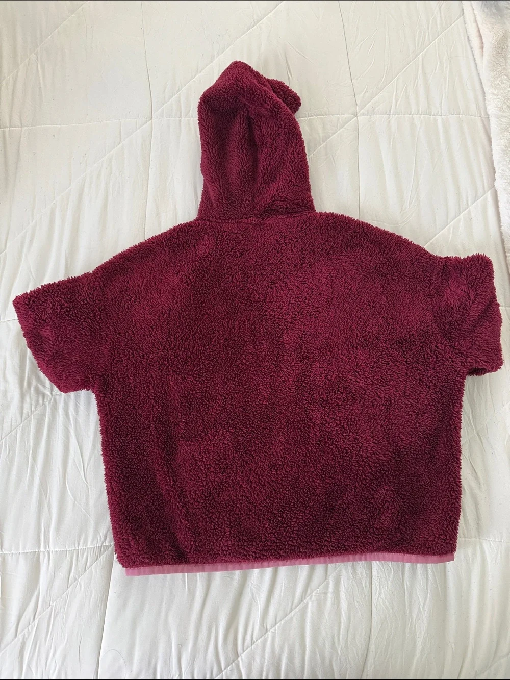 Nike Women's Sherpa Hooded Pullover - Wine